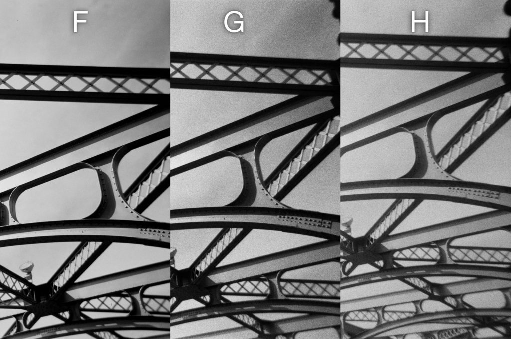 Disposable Single Use Cameras B&W Photo Comparison - Bridge2