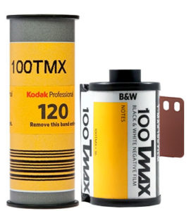 Kodak TMAX 100 35mm 120 film