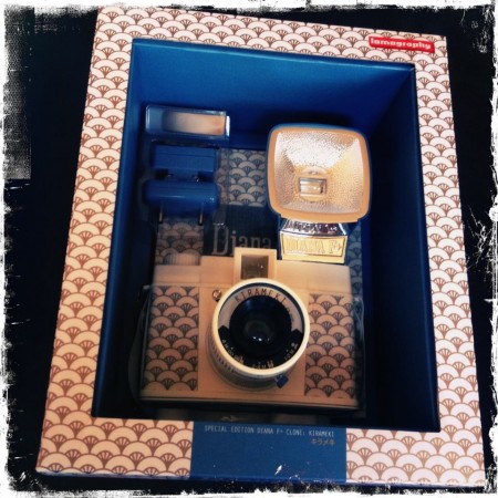 Special Edition Diana F+ Kirameki camera with flash